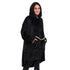 Snuggs Blanket Hoodie Black عربية فول